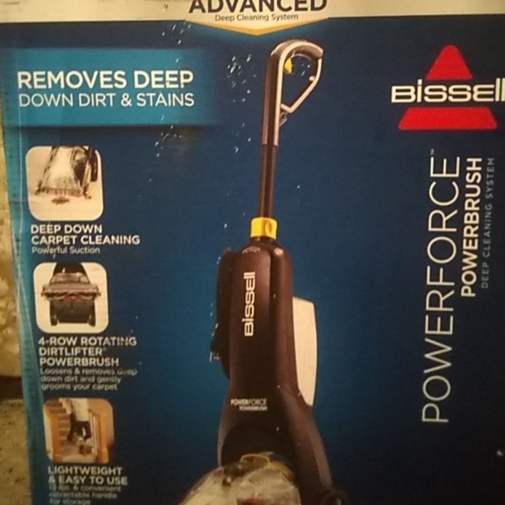 Bissell Powerforce advanced carpet cleaner.